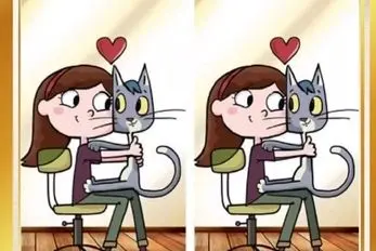 بازی فکری؛ اگه بندبند جونت از هوش فوران تفاوت دخترک و گربه موش موشی رو بگو