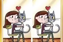 بازی فکری؛ اگه بندبند جونت از هوش فوران تفاوت دخترک و گربه موش موشی رو بگو