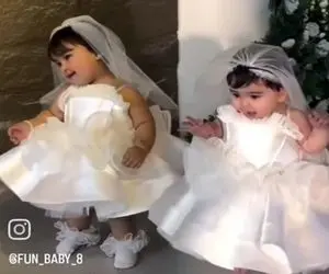 آواز شاد؛ دوقلوهای خوشمزه و ریزه با رقصشون دل و دینت رو میبرن آب قند لازم میشی