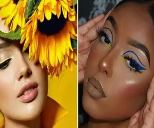 زیباترین خط چشم ها که به هر چشمی میان / بشو اون الهه ی زیبایی ای که تو یادها موندگاره