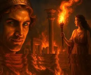 همیشه پای یک زن در میان است! تخت جمشید را یک زن به آتش کشید؟