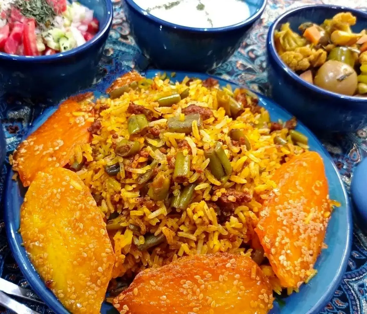 طرز تهیه پلو مخلوط با گوشت چرخ کرده / به ساده ترین روش بهترین غذا رو درست کن