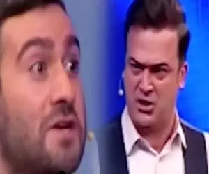 سکانس خندان؛ حامد آهنگی و نیما شعبان نژاد حین خارجکی حرفیدن کانالشون ترکی میشه/میترکی