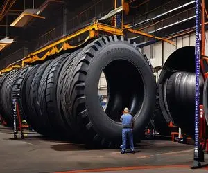 کارخانه تولید لاستیک؛ فرآیند تولید میلیونها تن لاستیک از دور ریز پلاستیک و چرم مصنوعی