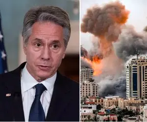 آنتونی بلینکن  با هدف آتش بس وارد دوحه شد / جنگ غزه پایان می یابد؟