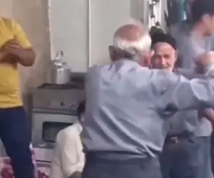 آواز شاد؛ جوون های کهن پیرمردهای امروز چه رقص گروهی تو عروسی میکنن