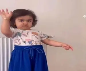 آواز شاد؛ دختربچه شیرین زبون برا در رفتن از زیر کار بدش برا مامانش آهنگ خوند غش میری