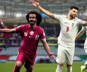 پوستر رسمی AFC برای بازی ایران - قطر