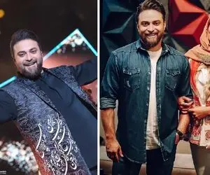 وقتی زنِ بابک جهنبخش تو کنسرت همسرش کادو پیچ شد؛ خانم تو مدلینگ چه قهار تیپه
