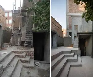 احیا خانه 1330؛ بنای فسیلی که با صد سال قدمت حالا کافه ای مدرن شده / عکسهای قبل و بعد