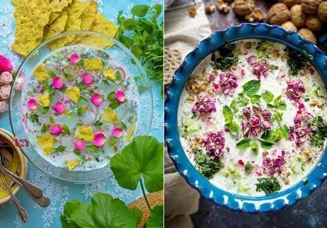 دیزاین آب دوغ خیار مجلسی؛ تزئین فوق شیک و خلاقانه جهت پذیرایی لوکس و دهن پرکن