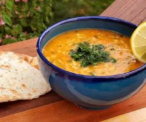 آموزش آشپزی؛ طرز تهیه سوپ رستورانی جاافتاده با جو پرک و مرغ