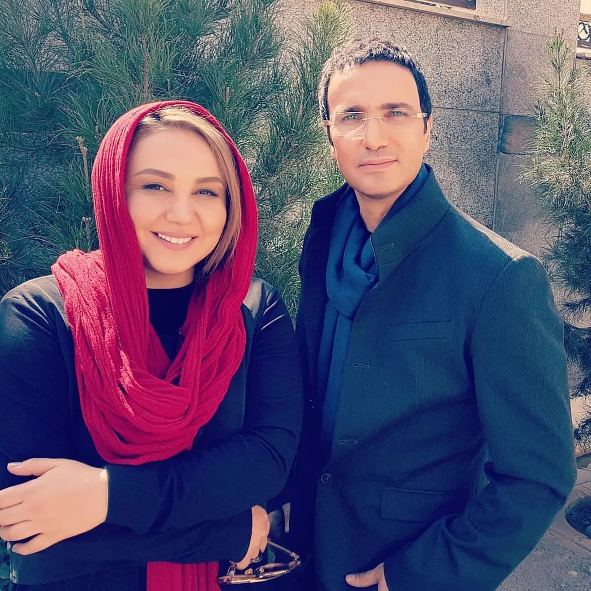 بهنوش بختاری در کنار محمدرضا فروتن