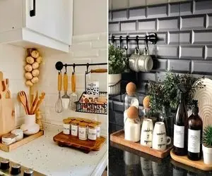 ایده های چیدمان مدرن کانتر آشپزخونه به سبک آمریکایی؛ مینیمال، لوکس و فوق لاکچری