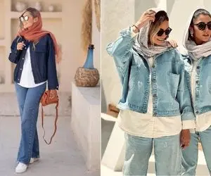 معرفی چند استایل پاییزی و جذاب؛ از کت جین گرفته تا مانتو تافته که جون میده برای پاییز