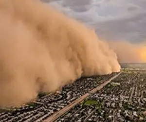 هشدار هواشناسی درباره طوفان در تهران و بارش‌های گسترده در غرب