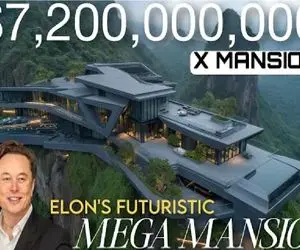 معماری خلاقانه؛ ایلان ماسک خونه ساخته تو دل کوه و کمر انگار از آینده پست شده