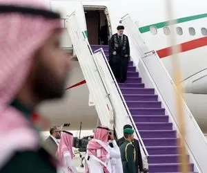 (عکس) سید ابراهیم رئیسی با چفیه در عربستان