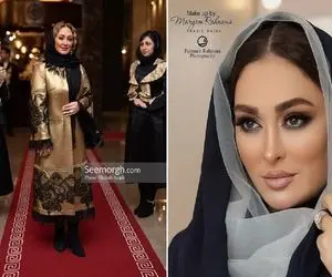 عمارت شاهانه الهام حمیدی که قده زمین فوتباله؛ با شلوار زاپدار چه سیسی گرفته!