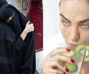 همسر دوم شهاب حسینی چادری شد و روبنده می‌پوشه ؛ خوش فِیس‌ترین مدل ایرانیه!