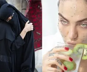 همسر دوم شهاب حسینی چادری شد و روبنده می‌پوشه ؛ خوش فِیس‌ترین مدل ایرانیه!