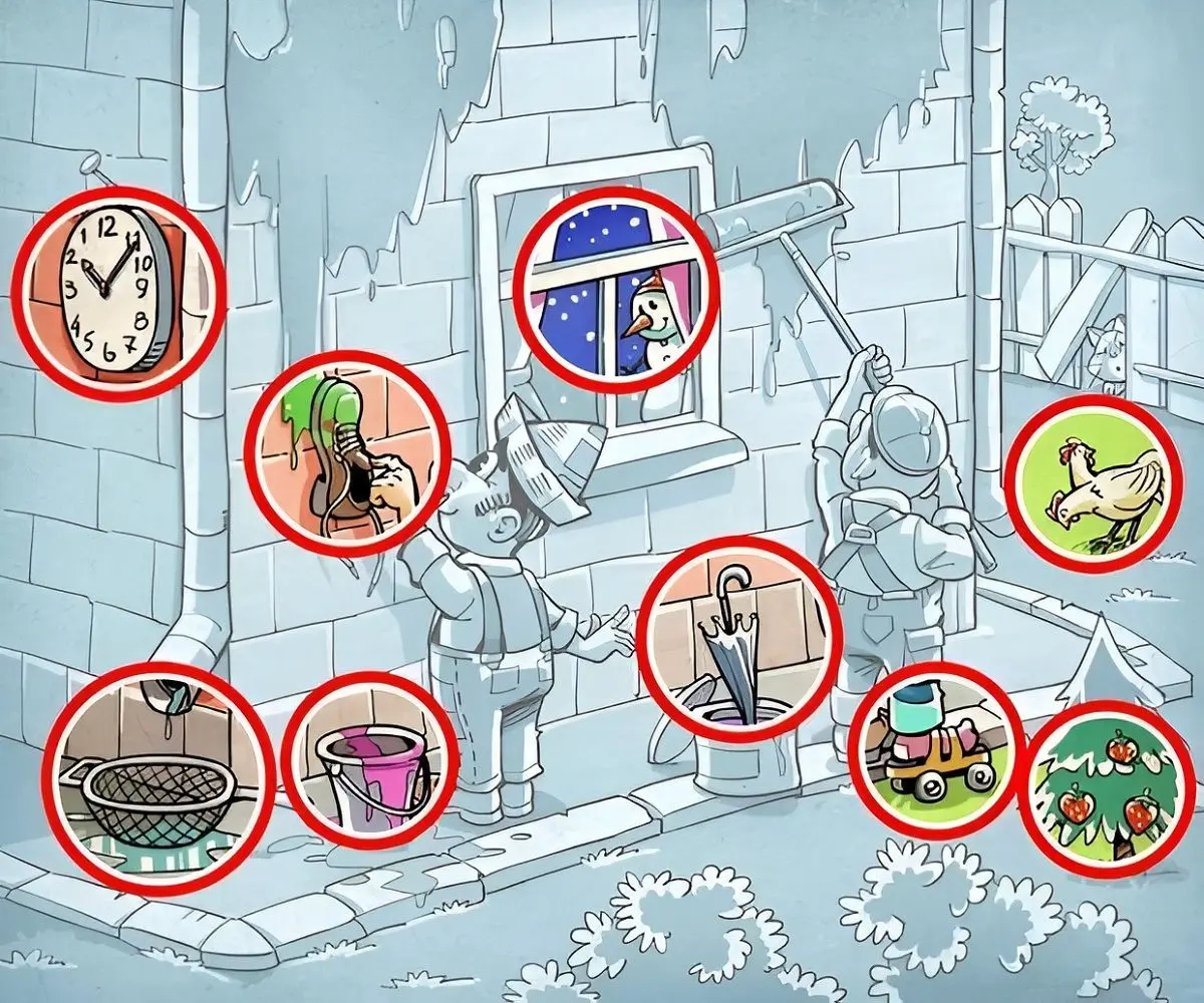 پاسخ-اشتباهات-تصویری-نقاشان-در-حال-رنگ-آمیزی