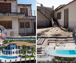 قبل و بعد خانه فوتبالیست های مشهور جهان