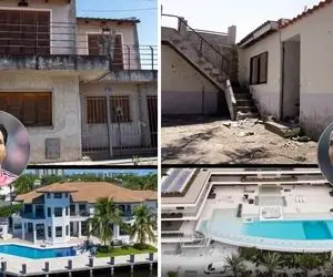 قبل و بعد خانه فوتبالیست های مشهور جهان