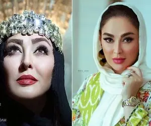 "الهام حمیدی" با مانتویی گران قیمت و کار شده