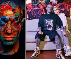 اولین ویدیو منتشر شده از پسر تتلو و سحر که سر تا پاش تتو شد؛ انفجار تتل و تهی