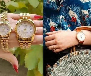 ساعت واسه یه خانوم جذاب فقط رولکس و کارتیه / انواع مدل ساعت برای خوشتیپ تر شدن تو