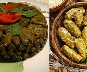 طرز تهیه دلمه برگ مو با تمام نکات / بهار بگذره و دلمه برگ مو نپزی من ضرر میکنم یا تو؟