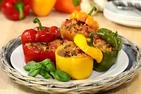 دلمه فلفل دلمه ای