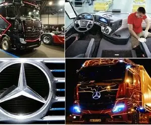 (ویدیو) زیر پوست مرسدس بنز / گران ترین کامیون جهان چگونه ساخته می شود ؟