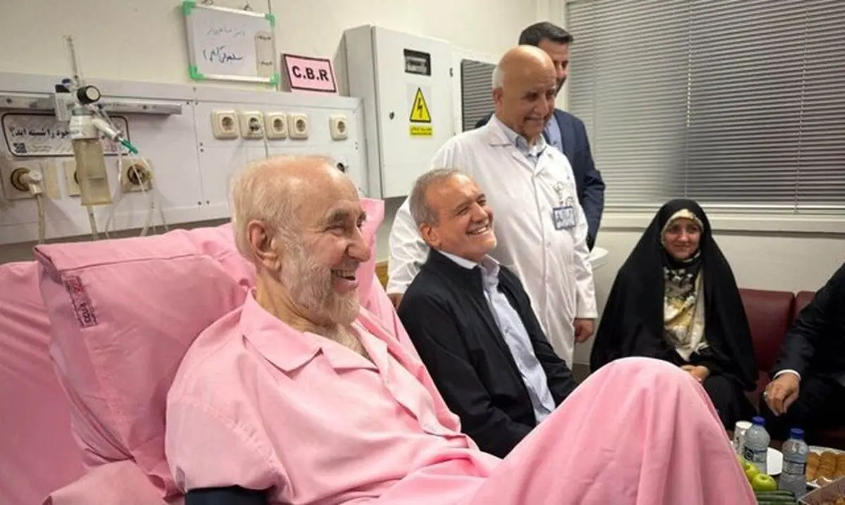 عیادت پزشکیان از سید محمد خاتمی