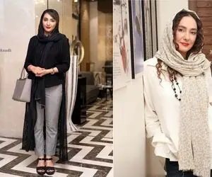 استایل زمستانی هانیه توسلی در اکران خصوصی لس آنجلس تهران؛ منصوره زخم کاری چه ترنچ کتی پوشیده!