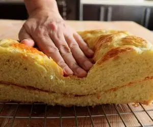 آموزش آشپزی؛ خمیر مایه رو با سیب زمینی مخلوط کن از نتیجش شگفت زده میشی!!! 