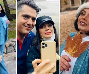 "صبا خانوم" با یه تیپ جینِ کوتاه اونم تو پارک؛ قشنگ ریختی بیرون دیگه!