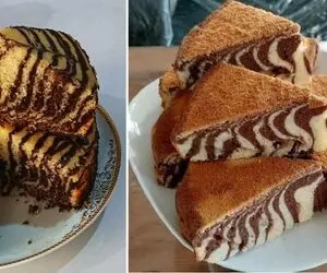 طرز تهیه کیک ساده خونگی با آب / توی کیکت شیر و ماست نریز با آب بیشتر پف میکنه