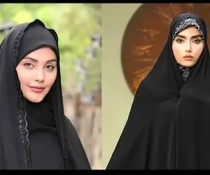 چادر مشکی به کدوم فرم صورت خیلی میاد؟ / شیک، باوقار و خیلی جذاب مناسب دختران زیر ۳۰