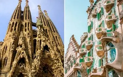 معماری خلاقانه؛ طراحی خاص ساختمان آنتونی گائودی برگرفته از آناتومی بدن زن و خطوط نرم