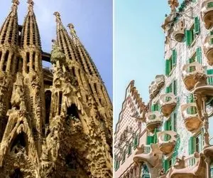 معماری خلاقانه؛ طراحی خاص ساختمان آنتونی گائودی برگرفته از آناتومی بدن زن و خطوط نرم