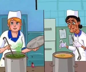 هوش تصویری؛ اگه فکر میکنی سلطان هوشی بگو بین آشپز گیس طلایی و اون یکی کدوم قاتل؟