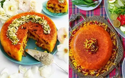 طرز تهیه ته چین مرغ مثل حرفه ای ها / اینجوری بپزید خمیر نمیشه و بوی تخم مرغ هم نمیده