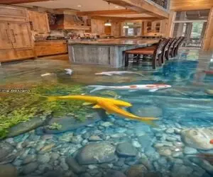 معماری خلاقانه؛ زمین خونه شونو کندن دریاچه درست کردن فوق العاده اس رو آبن