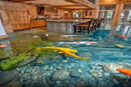 معماری خلاقانه؛ زمین خونه شونو کندن دریاچه درست کردن فوق العاده اس رو آبن