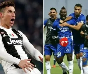 (عکس) شادی گل منشوری گادوین منشا کپی از رونالدو و سیمئونه!