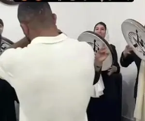 آواز محلی؛ همراهی مادر شیر مرد مازندران رحمان عموزاد تو رقص پیشواز/ فقط ذوق پهلوون