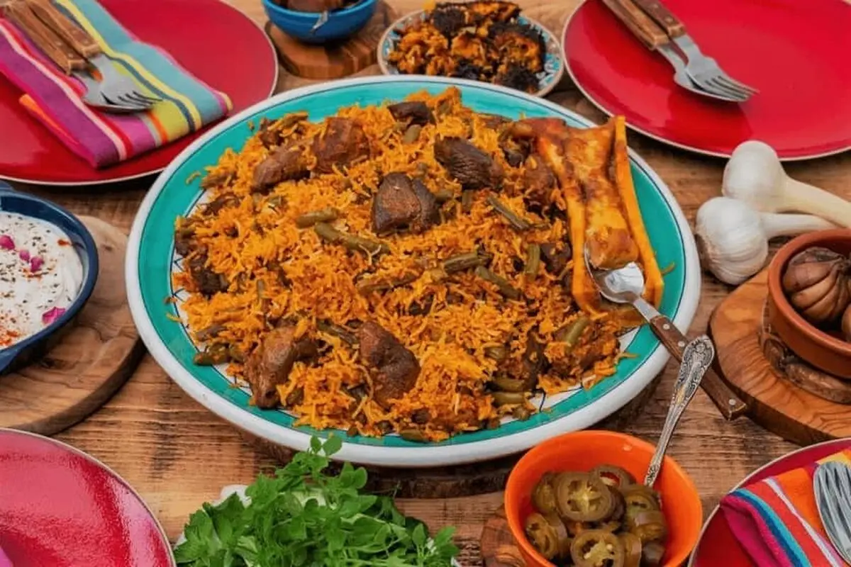 طرز تهیه لوبیا پلو
