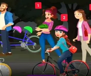 هوش تصویری؛ اگه فکر میکنی تیزهوشی بگو این مرد دوچرخه سوار دنبال کدوم از این خانماست؟